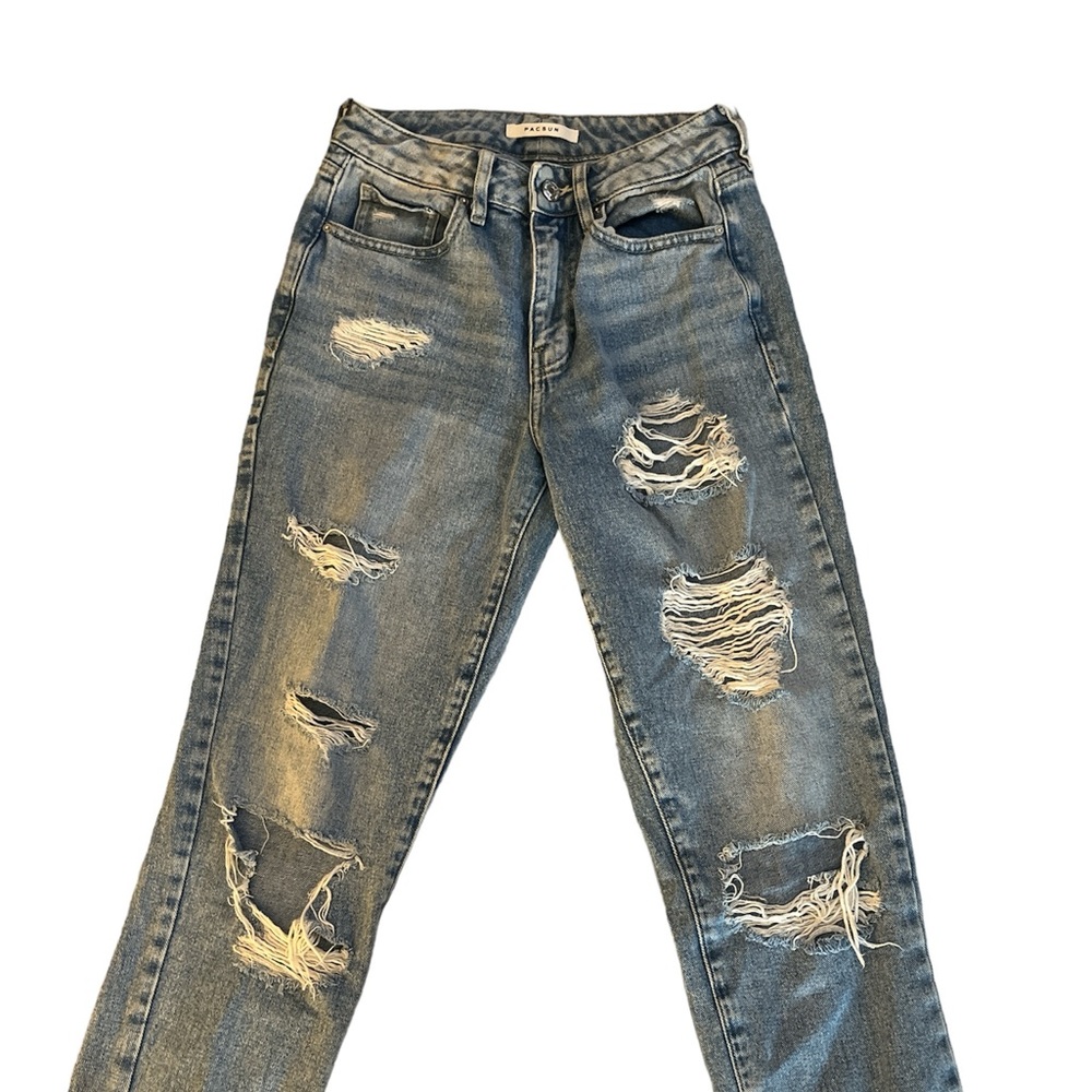 Blue ripped denim Pacsun jeans, size 23
Great condition
Original price 45